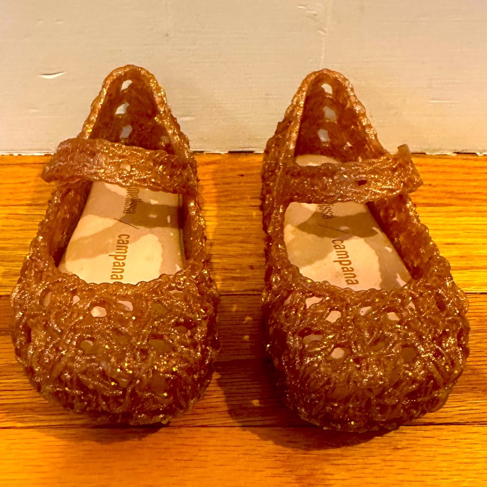 Size 8T bronze Mini Melissa